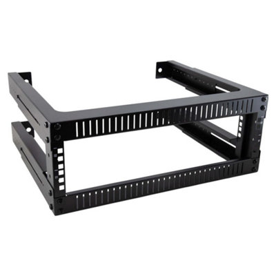 kenable Adjustable Depth Wall Mount Open Frame Rack 19-inch for Network ...