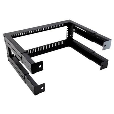 kenable Adjustable Depth Wall Mount Open Frame Rack 19-inch for Network ...
