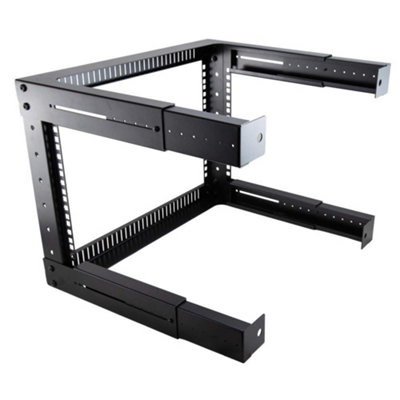 kenable Adjustable Depth Wall Mount Open Frame Rack 19-inch for Network ...