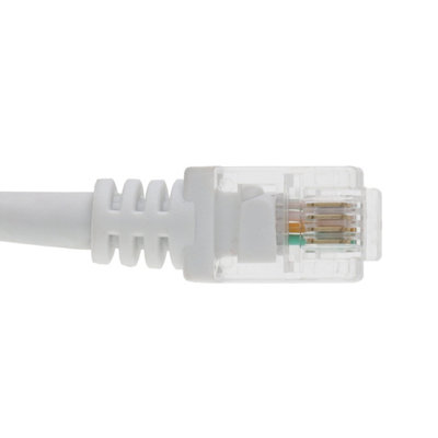 kenable ADSL 2+ High Speed Broadband Modem Cable RJ11 to RJ11 0.5m WHITE