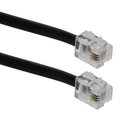 kenable ADSL Broadband Modem Cable RJ11 to RJ11 Phone Socket to Router ...