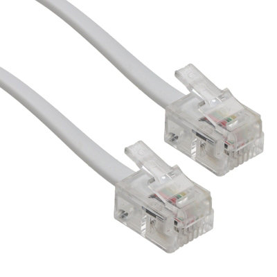 kenable ADSL Broadband Modem Cable RJ11 to RJ11 Phone Socket to Router ...