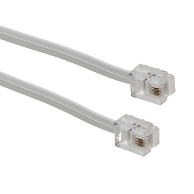 kenable ADSL Broadband Modem Cable RJ11 to RJ11 Phone Socket to Router ...