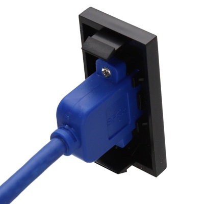 kenable Aura Euro Module USB3.0 5Gbps Panel Mount Type A Fly Lead ...