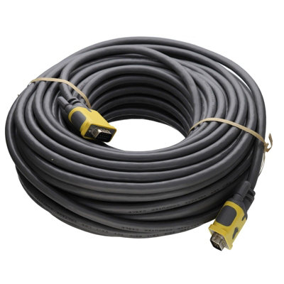 kenable Aura HQ SVGA 15 Pin Male Fully Shielded Robust PC Monitor Lead ...