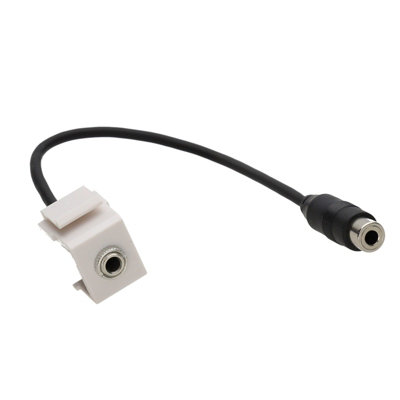 kenable Aura Keystone 3.5mm Stereo Jack Audio Panel Input Insert with ...