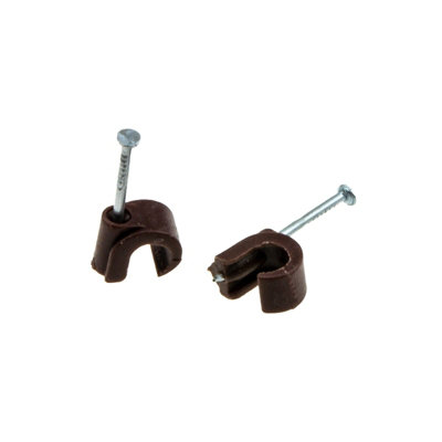 kenable Cable Clip Hook Style 5mm to 7mm Round for Fastenings Cables ...