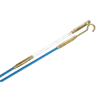 kenable Cable Fishing Rod 12 Piece Kit 10 x 330mm Fibreglass Reinforced ...