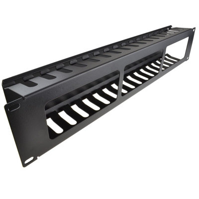 KENABLE CABLE MANAGEMENT BAR METAL DUMP PANEL 2U FOR DATA CABINET 19 ...