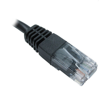 kenable Cat5e Copper RJ45 Straight to Right Angle Plug DOWN Ethernet ...