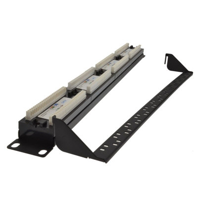 kenable Cat6 Gigabit 19 Inch Rack Mountable Patch Panel 24 Port 1U ...