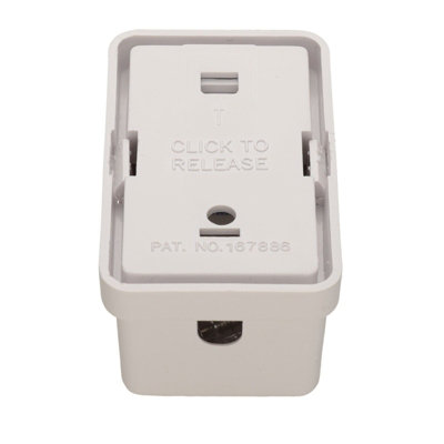 kenable CAT6 Surface Mount Socket Tool-less 1 Port