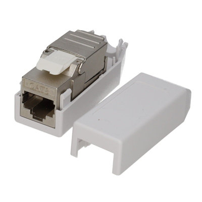 kenable Cat8 Tool-Less IDC Keystone Inline Socket for Ethernet Network ...