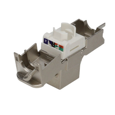 kenable Cat8 Tool-Less IDC Keystone Inline Socket for Ethernet Network ...