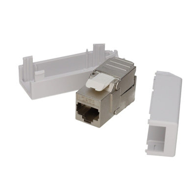 kenable Cat8 Tool-Less IDC Keystone Inline Socket for Ethernet Network ...