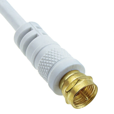 kenable Coaxial F Type Connector Male to RF TV Aerial Male Plug Cable ...