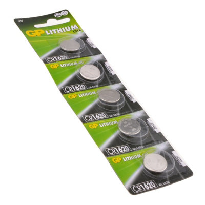 kenable CR1620 3V Lithium Coin Cell Battery DL1620 KCR1620 BR1620 (5 Pack)
