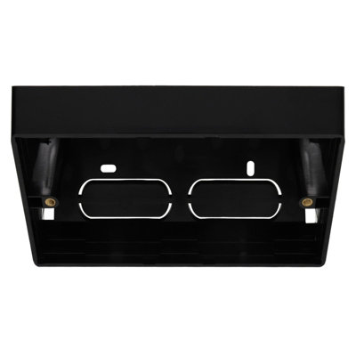 kenable Double Gang Desk Mount Angled Back Box for 146mm x 85mm ...