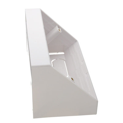 kenable Double Gang Desk Mount Angled Back Box for 146mm x 85mm ...