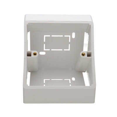 kenable Double Gang Desk Mount Angled Back Box for 85mm x 85mm ...