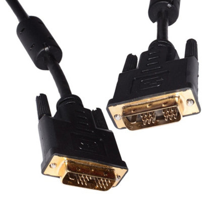 kenable DVI-D Digital Monitor PC 18+1 pin Male to Male Cable Lead 5m GOLD