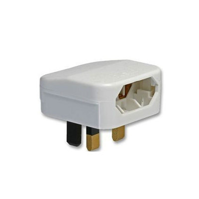 kenable Europe Plug Socket to UK Plug Pins Travel Adapter 3 amps 3A ...