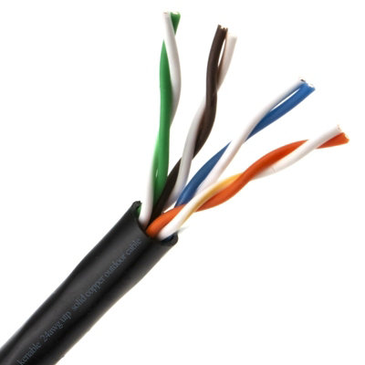 kenable External CAT5e Outdoor Use COPPER Ethernet Network Cable Reel ...