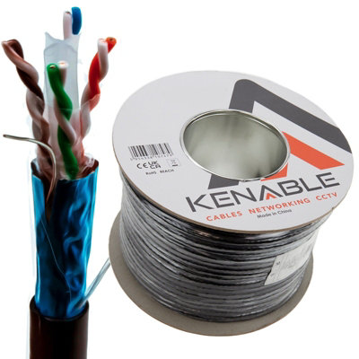 kenable External SHIELDED CAT6 Outdoor Use COPPER Ethernet Cable F UTP ...
