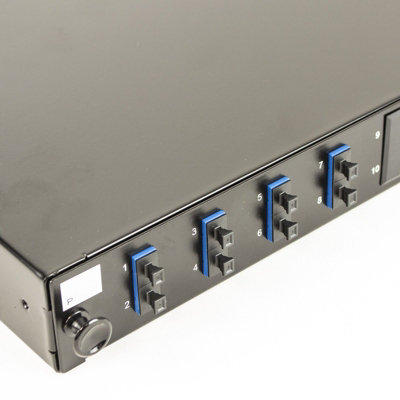 kenable Fibre Optic Patch Panel 12 port with 4 x SC Duplex SM Modules ...