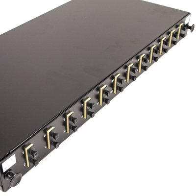 kenable Fibre Optic Patch Panel 24 port with 12 x SC Duplex MM Modules ...