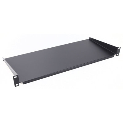 kenable Fixed Cantilever Shelf 1U 200mm Deep Black for 19 inch Data ...