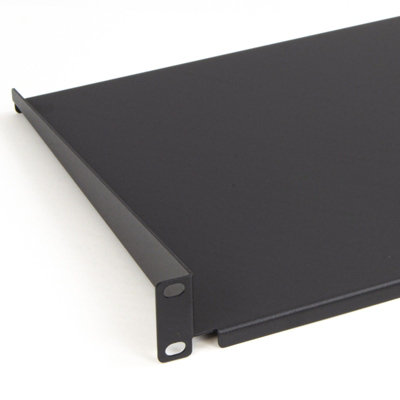 kenable Fixed Cantilever Shelf 1U 250mm Deep Black 19 inch Data Cabinet ...