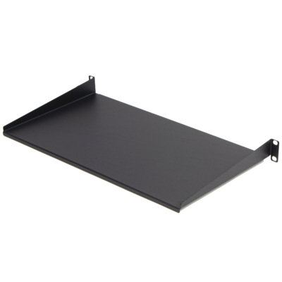 kenable Fixed Cantilever Shelf 1U 250mm Deep Black 19 inch Data Cabinet ...