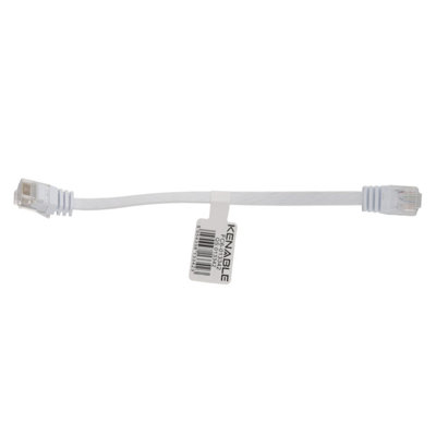 kenable FLAT CAT6 Ethernet LAN Patch Cable Low Profile GIGABIT RJ45 0 ...
