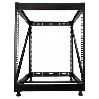 kenable Flat Packed 12U Open Data Cabinet Desktop Floor Mount 19 inch ...