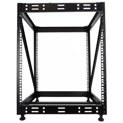 kenable Flat Packed 12U Open Data Cabinet Desktop Floor Mount 19 inch ...