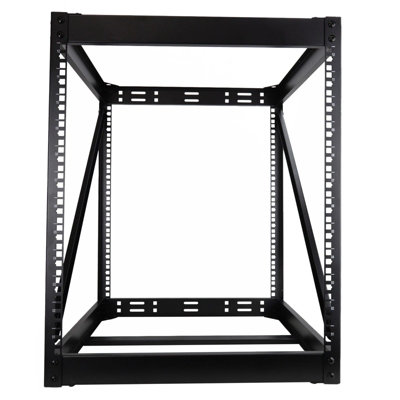 kenable Flat Packed 12U Open Data Cabinet Desktop Floor Mount 19 inch ...