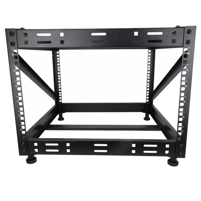 kenable Flat Packed 6U Open Data Cabinet Desktop Floor Mount 19 inch ...