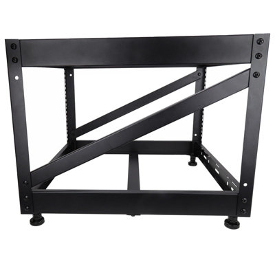 kenable Flat Packed 6U Open Data Cabinet Desktop Floor Mount 19 inch ...