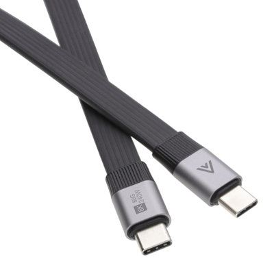 kenable Flat USB4-80 Cable 80Gbps 240W 8K60 4K240 C to C TB4 Metal ...