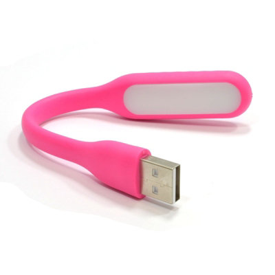 kenable Flexible LED Bright Light USB Powered Multi Purpose Laptop PC Pink