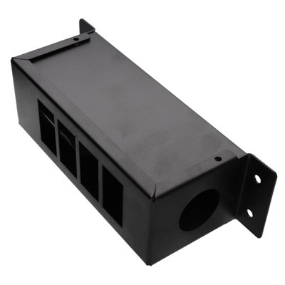 kenable GOP POD Metal Box with Horizontal Cut-Outs for 4x6C Outlets and ...