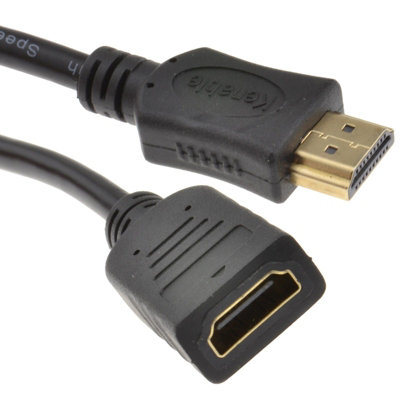 kenable HDMI High Speed HD TV Extension Lead Male to Female Cable 1080P 2m