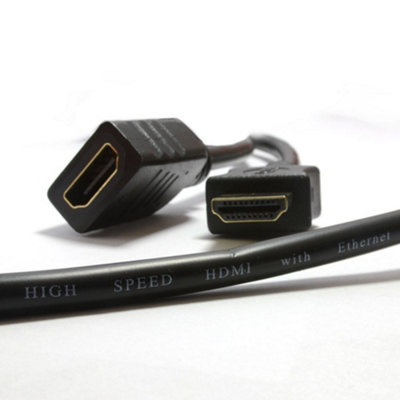 kenable HDMI High Speed HD TV Extension Lead Male to Female Cable 1080P 2m