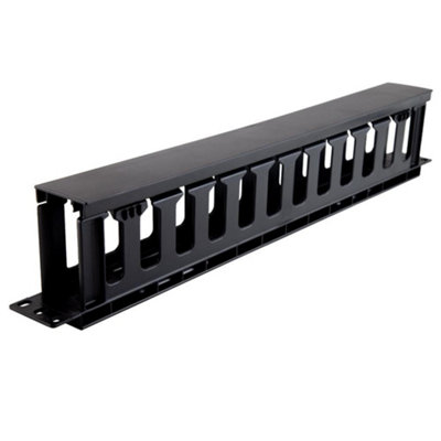 kenable Horizontal 1U Finger Duct for Cabinet Cable Management Rack ...