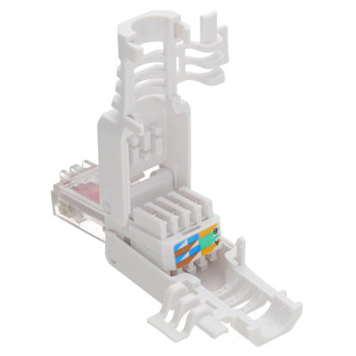 kenable IDC Punch Down to RJ45 Plug for Cat6 Solid Ethernet Cable ...