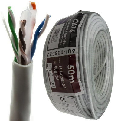kenable Indoor CAT6 UTP 23AWG COPPER Ethernet PVC Network Cable Reel ...