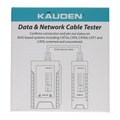 kenable Kauden XT475 RJ45 Network Tester QC Plug Test & PoE Protection ...
