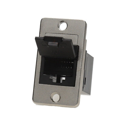 kenable Keystone Cat5e Un-Shielded Pass Through RJ45 Panel Mount ...