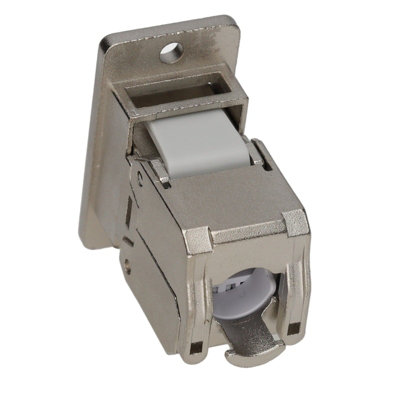 kenable Keystone Cat6A Shielded FTP Tool-less LAN Keystone Socket Panel ...
